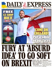 Daily Express Newspaper 2022-11-21