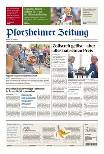 Pforzheimer Zeitung - Ausgabe Pforzheim 2025-07-28