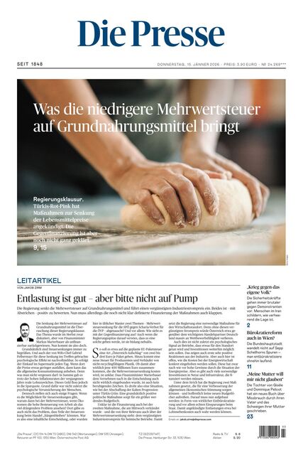 Die Presse 2026-01-15