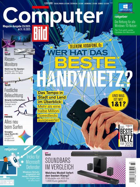 COMPUTER BILD Ausgabe 23/2025