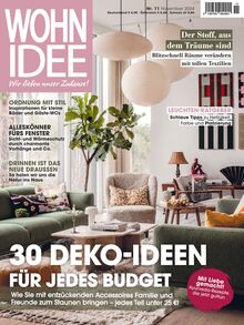 Wohnidee Magazin Ausgabe 11/2024