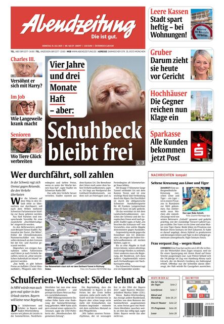 Abendzeitung 2025-07-15