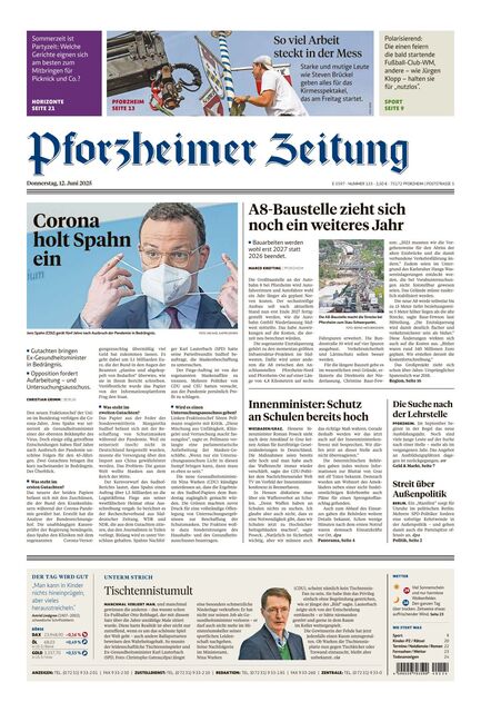 Pforzheimer Zeitung - Ausgabe Pforzheim 2025-06-12