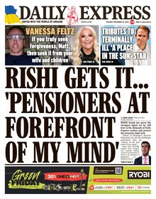 Daily Express Newspaper 2022-11-15