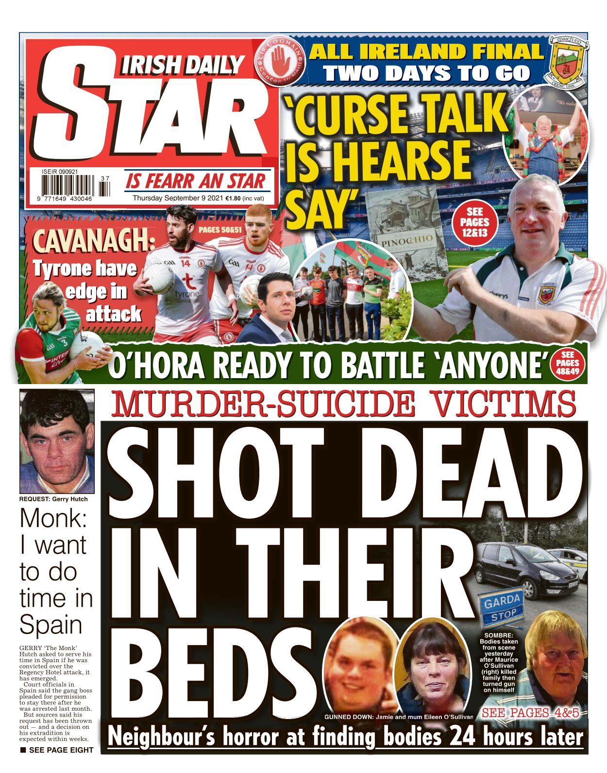 Irish Daily Star 2021 09 09 Irish Daily Star 2021 09 09