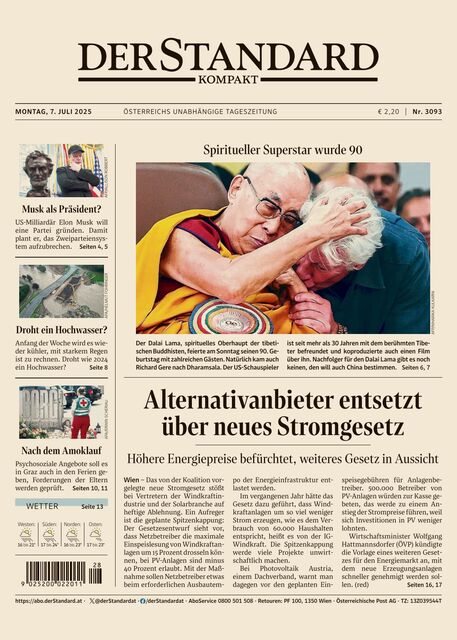 DER STANDARD Kompakt 2025-07-07