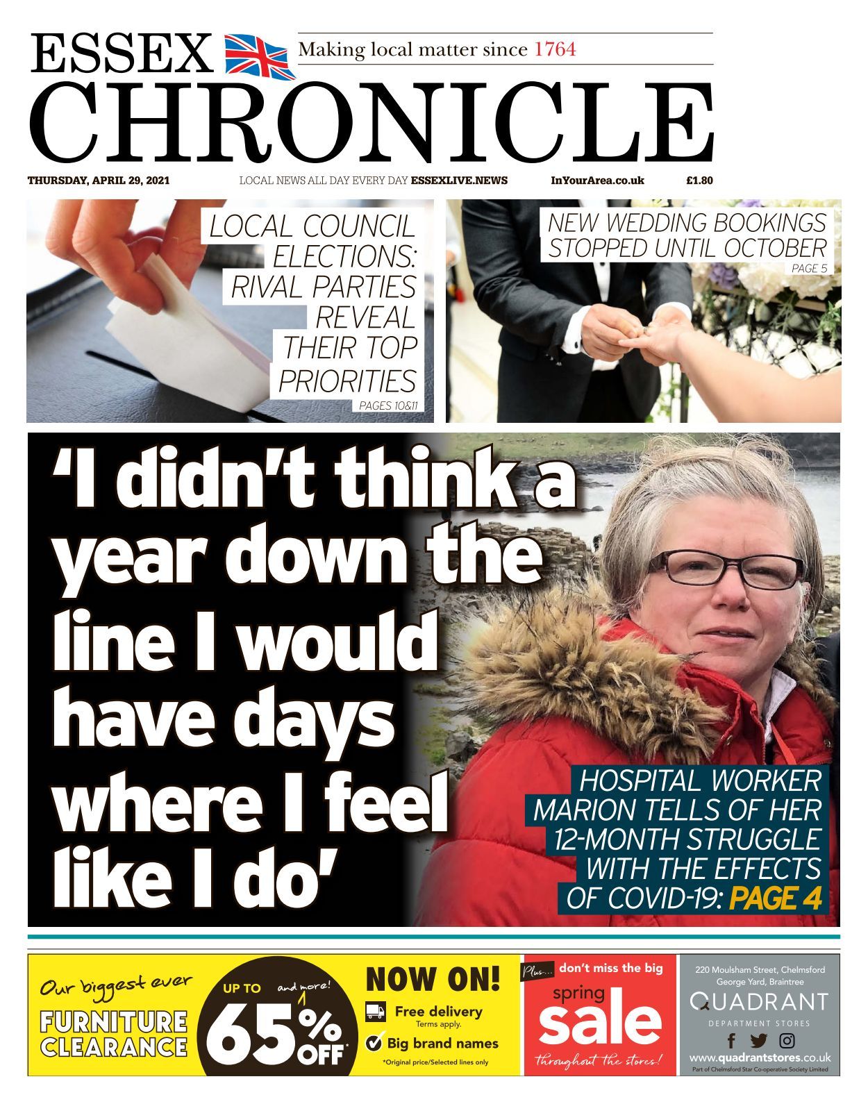 Essex Chronicle 20210429