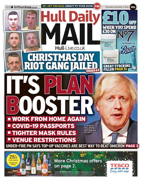 Hull Daily Mail 20211209
