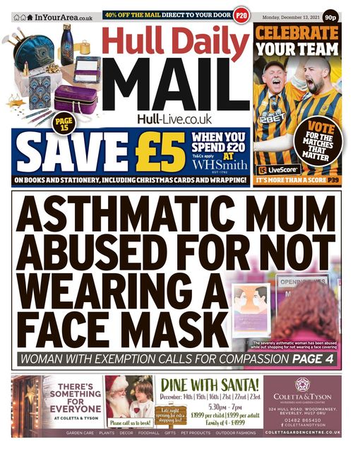 Hull Daily Mail 20211213