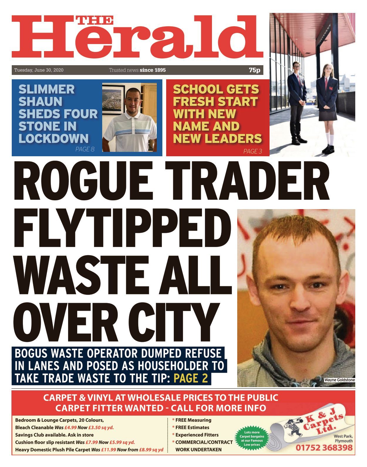 Frankfort Busted Newspaper 69 - n29p2x1