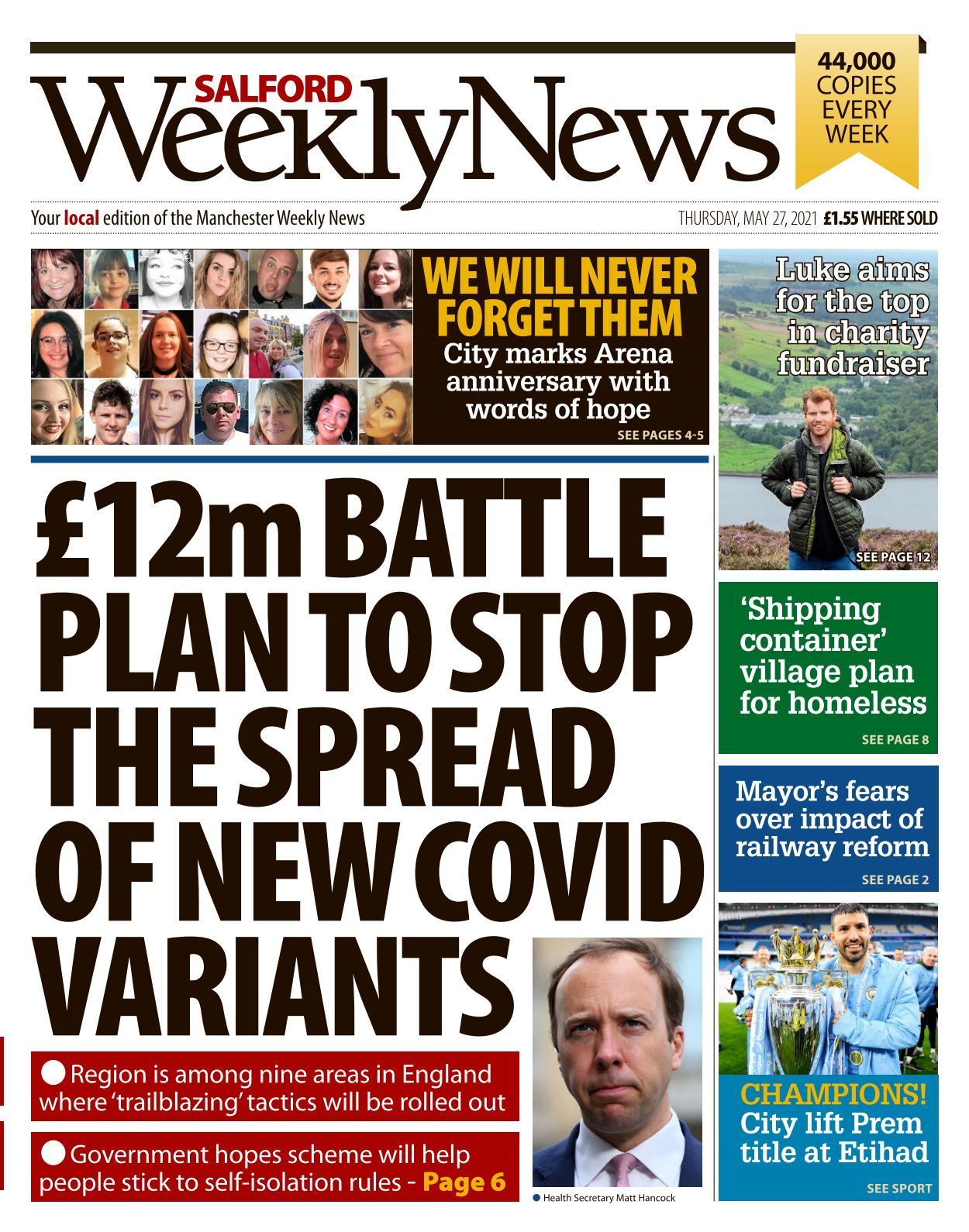 Manchester Weekly News Salford 20210527