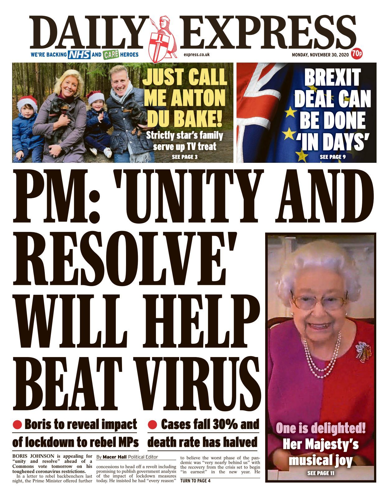 Daily Express 2020 11 30