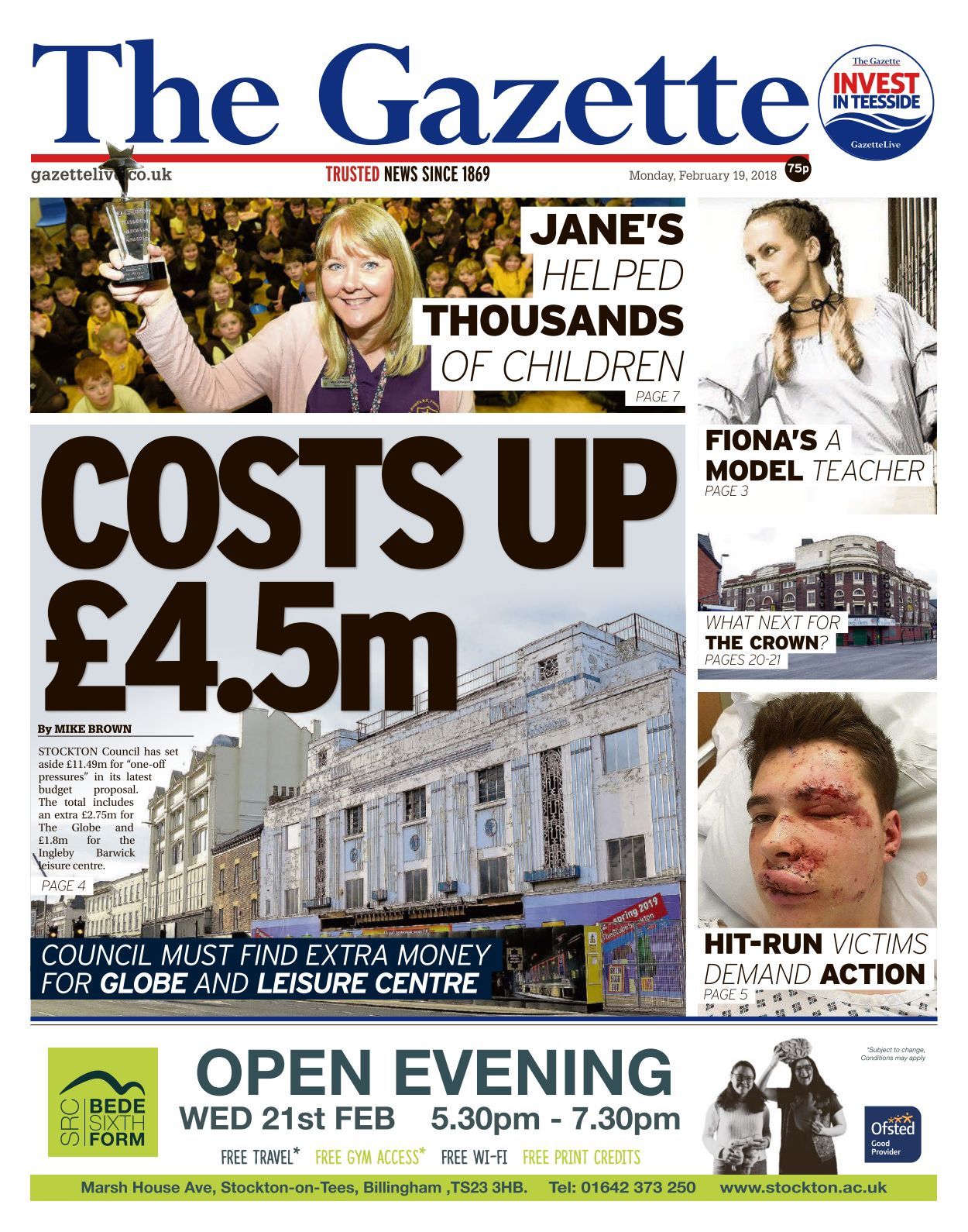 Teesside Gazette 18 02 19