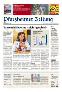Pforzheimer Zeitung - Ausgabe Pforzheim 2026-08-14