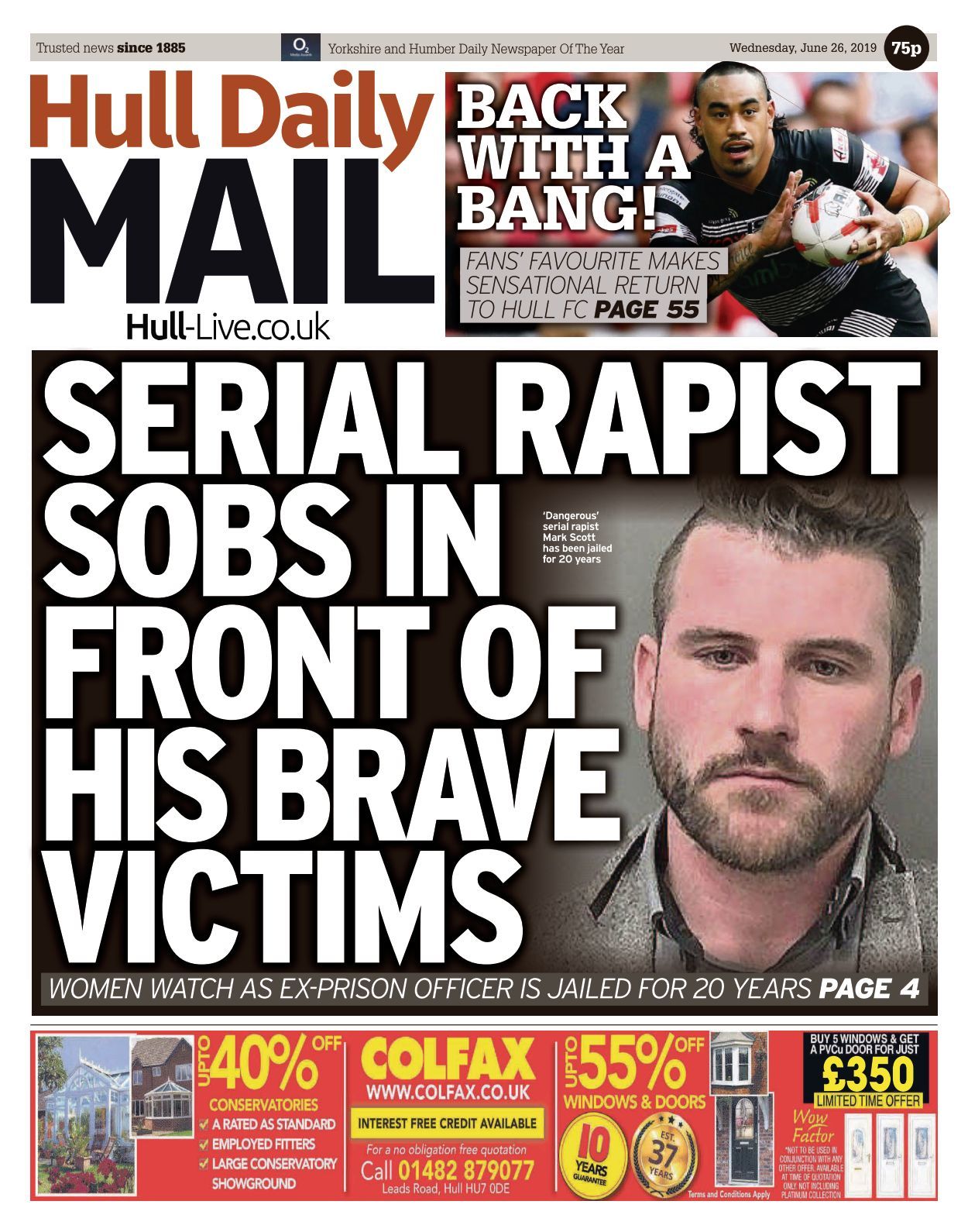 Hull Daily Mail 20190626