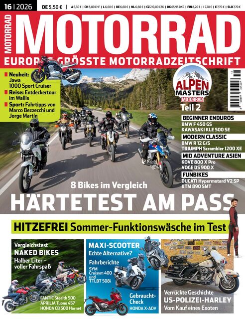 Motorrad Magazin Ausgabe 16/2026