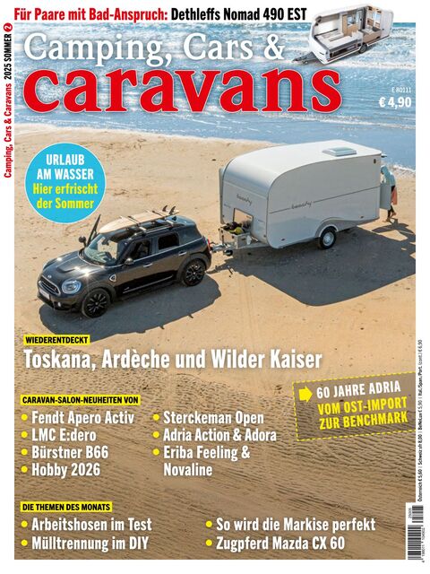 Camping, Cars & Caravans Ausgabe 07/2025