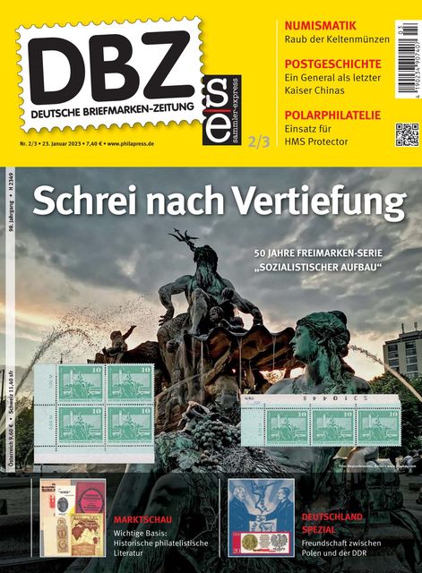 DBZ / Deutsche Briefmarken-Zeitung Ausgabe 02-03/2023