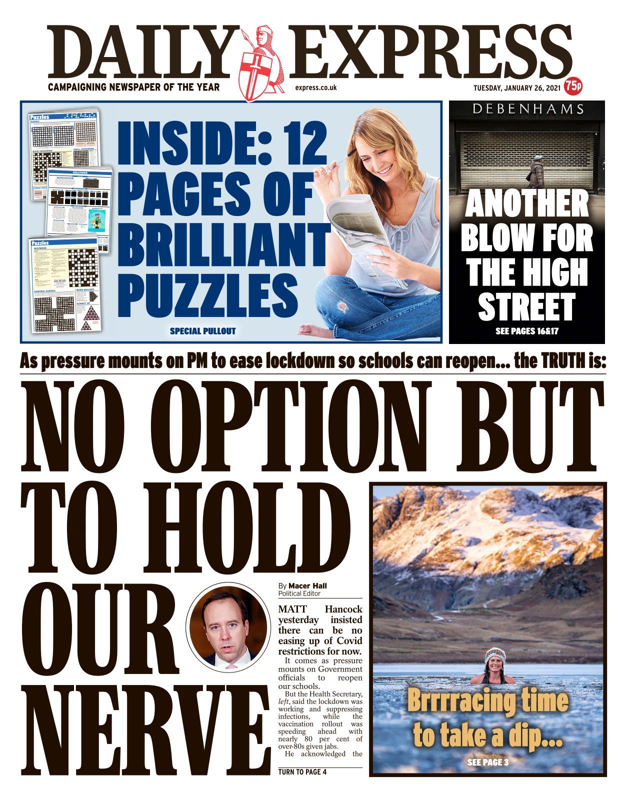 Daily Express 2021 01 26