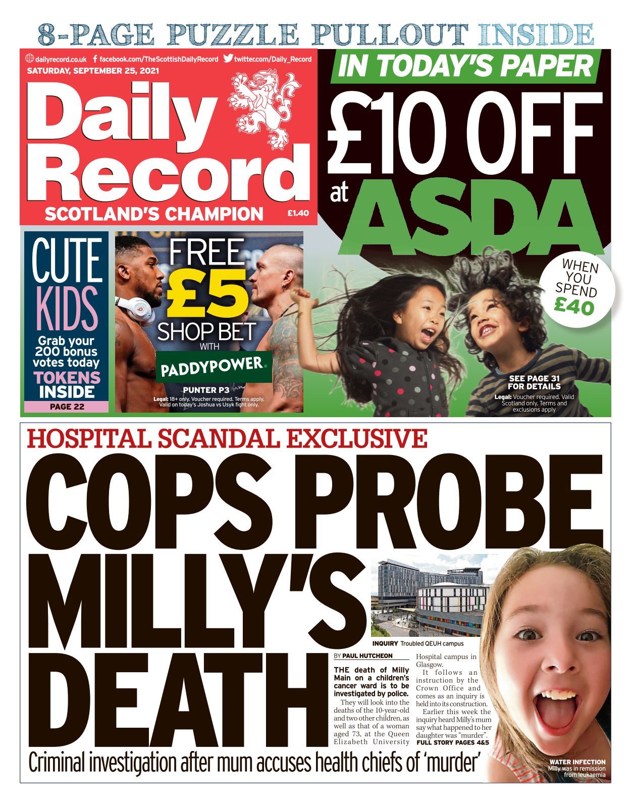 Daily Record West 21 09 25
