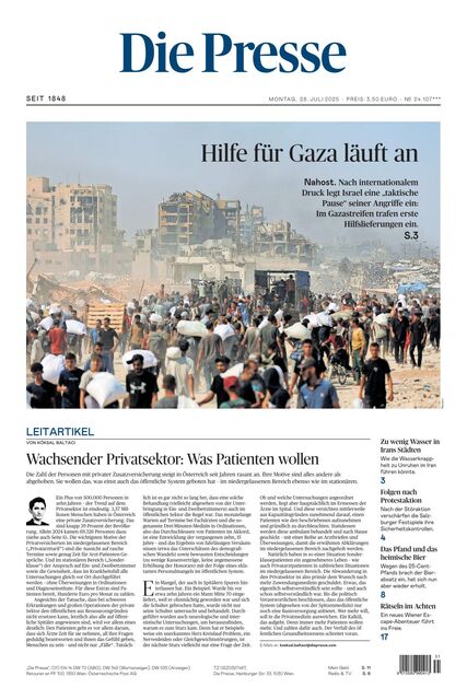 Die Presse 2025-07-28