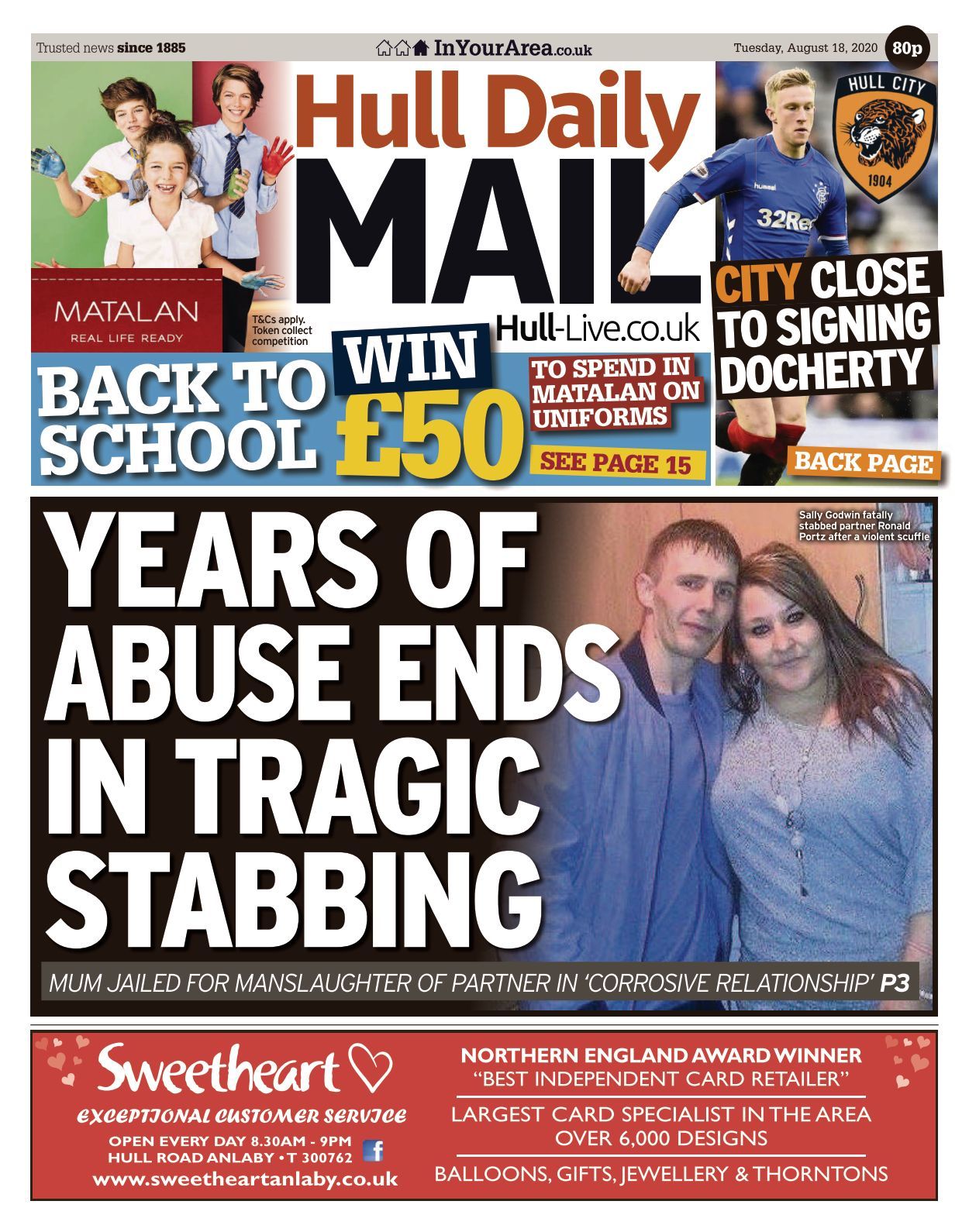 Hull Daily Mail 20200818