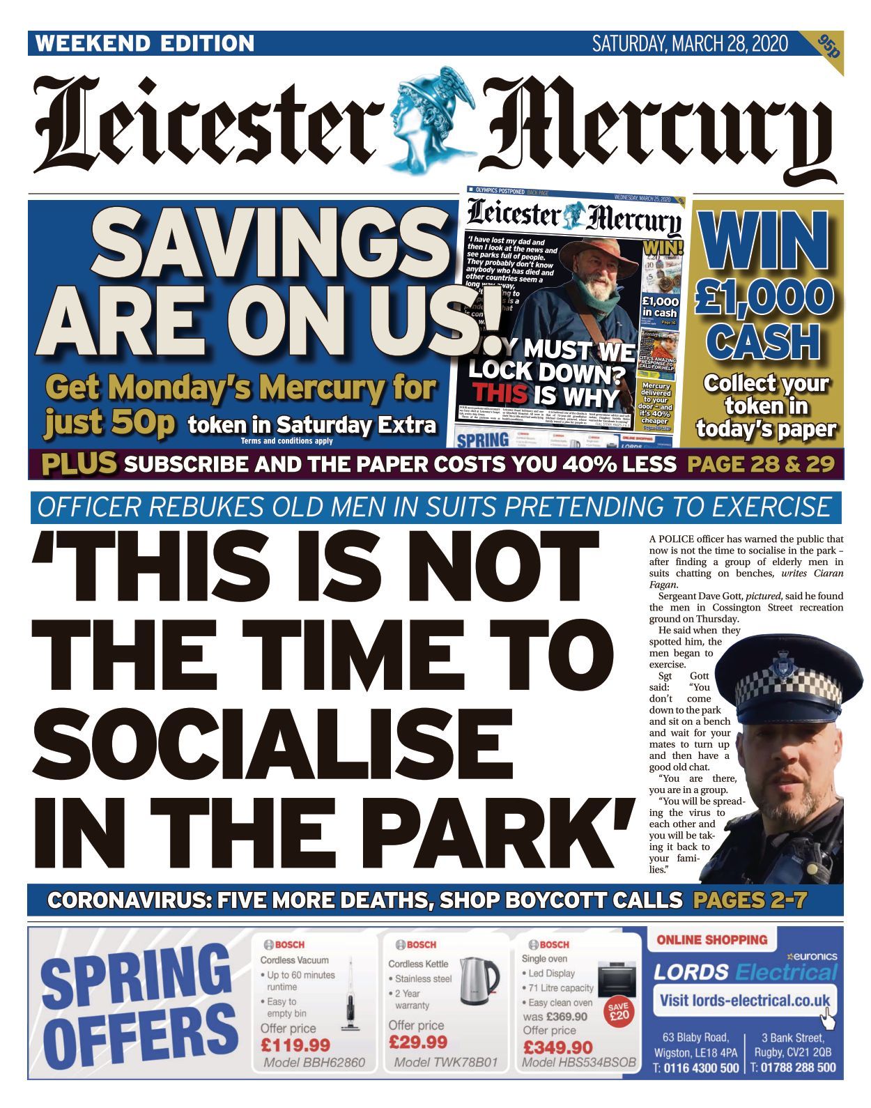 Leicester Mercury 20200328