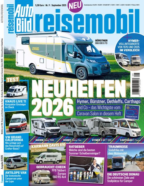 AUTO BILD Reisemobil 2025-08-14
