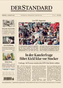 DER STANDARD Kompakt 2025-08-04