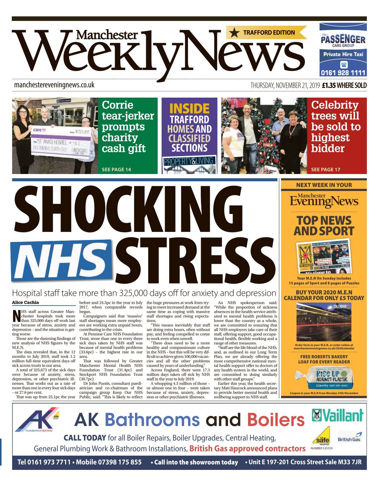 Manchester Weekly News Trafford 20191121