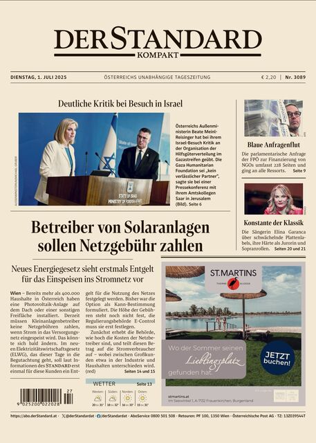 DER STANDARD Kompakt 2025-07-01