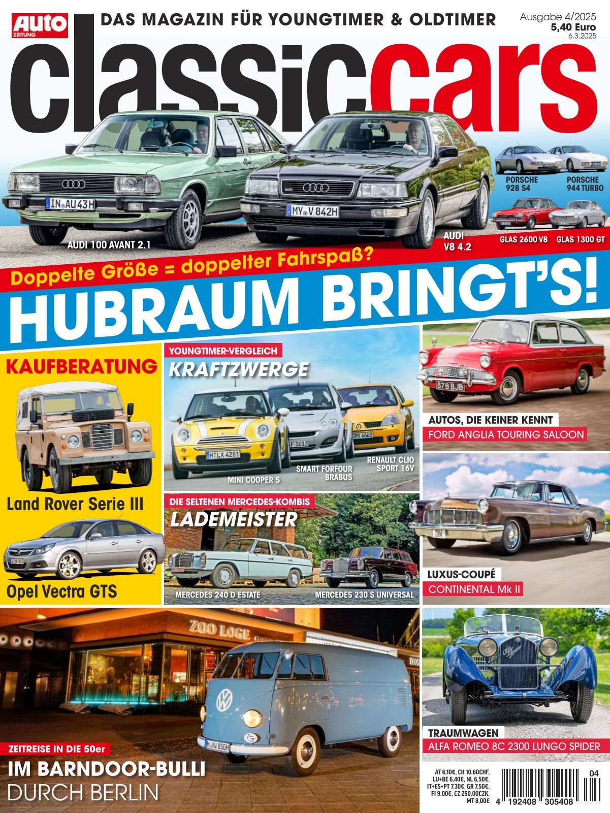 AUTO ZEITUNG classic cars - Ausgabe 4/2025