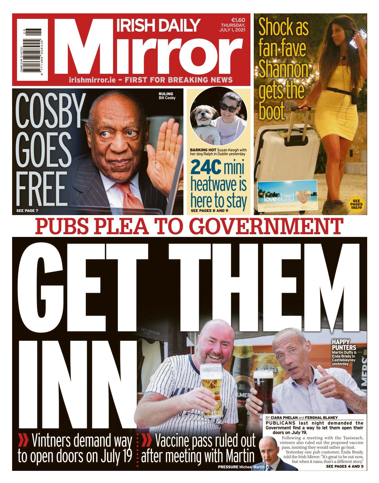 Irish Daily Mirror 2021 07 01 Irish Daily Mirror 2021 07 01