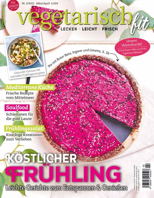 Vegetarisch fit Ausgabe 02/2022