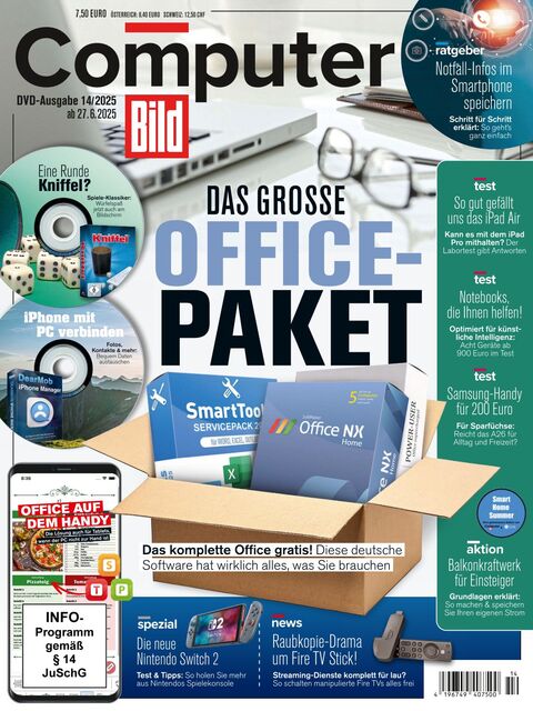 Computer BILD DVD Ausgabe 14/2025