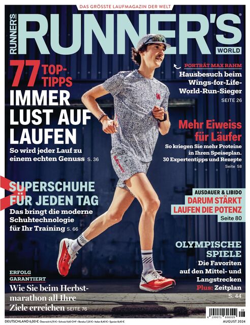 RUNNER'S WORLD Ausgabe 08/2024