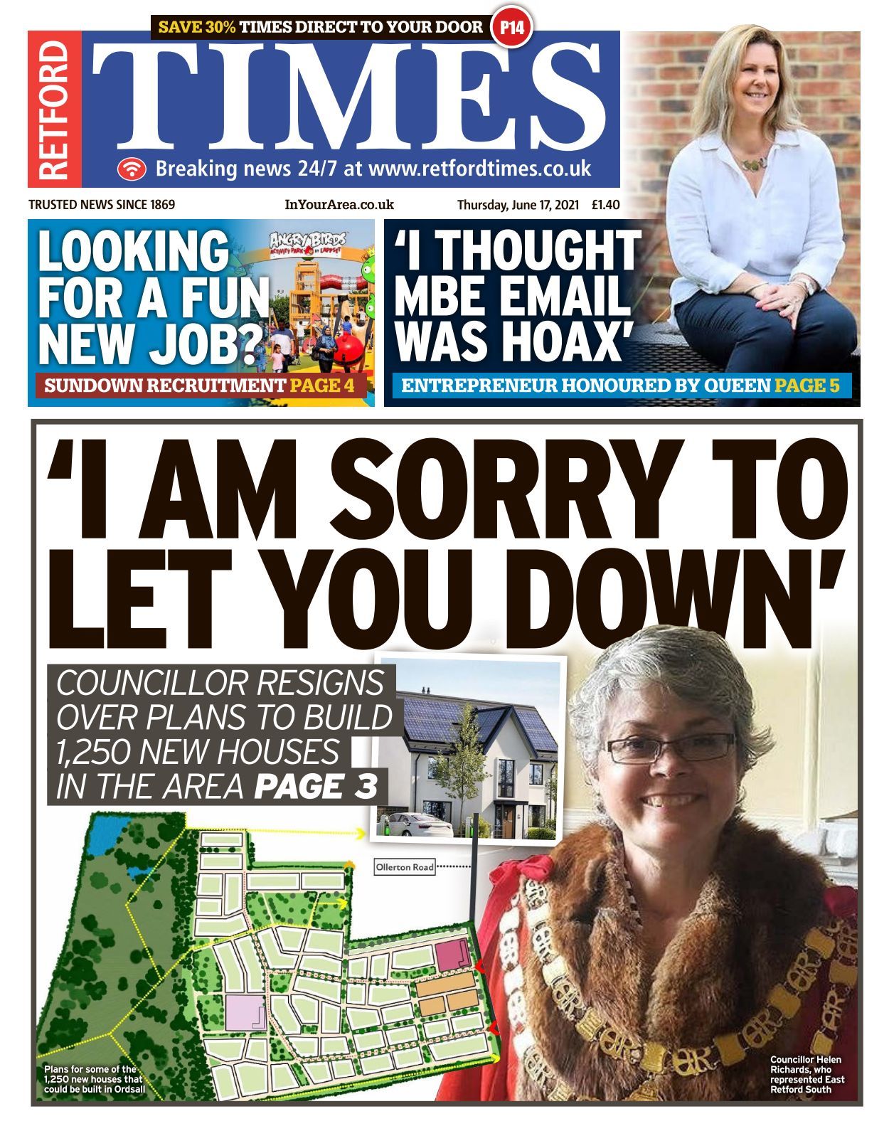 Retford Times 20210617
