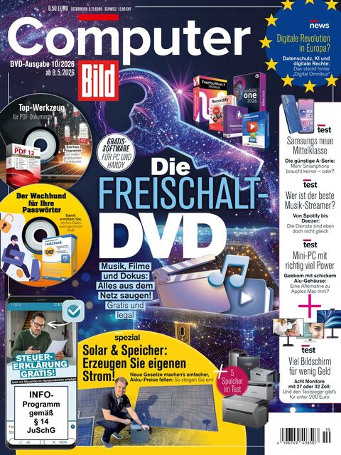 Computer BILD DVD Ausgabe 10/2026