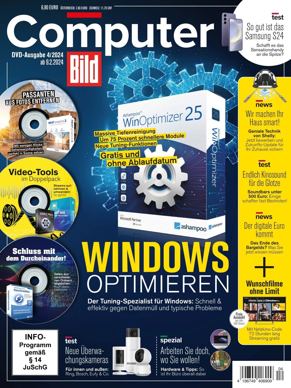Computer BILD DVD - Ausgabe 04/2024