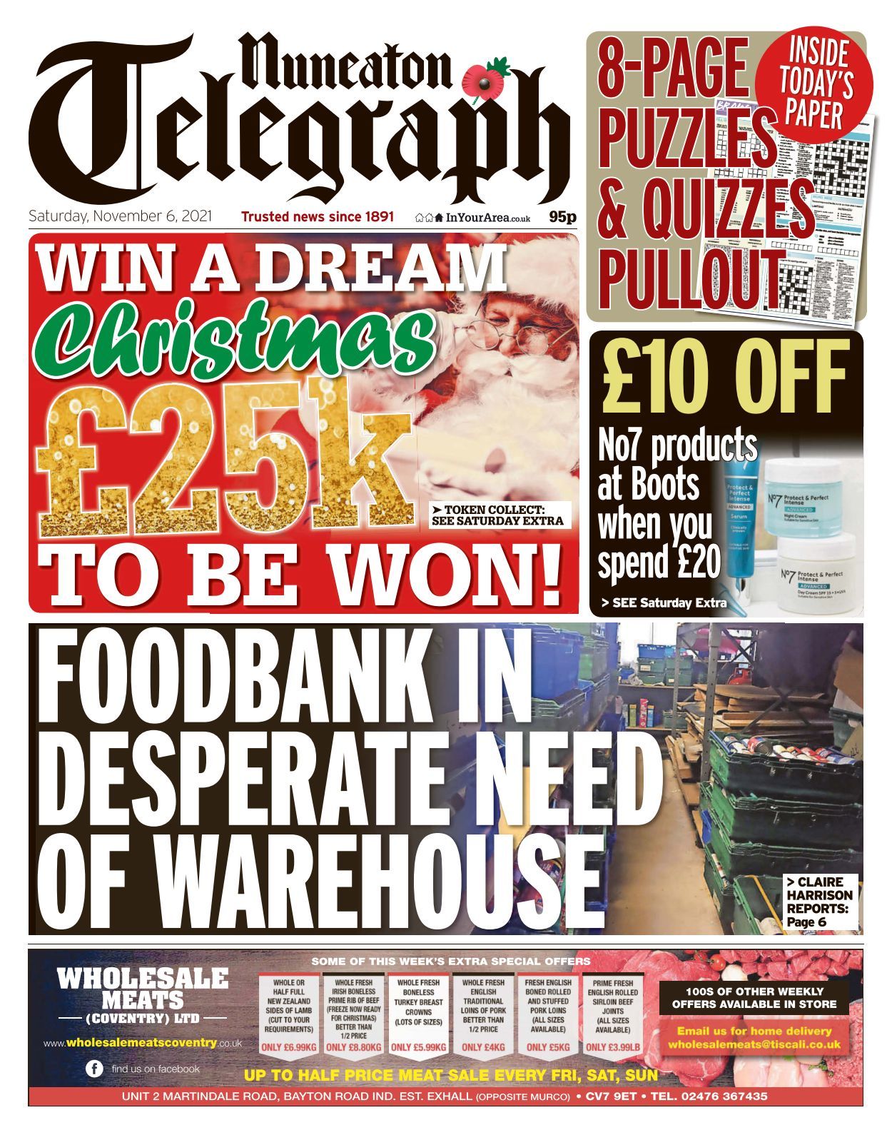 Nuneaton Telegraph 2021 11 06