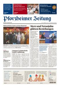 Pforzheimer Zeitung - Ausgabe Pforzheim 2025-12-08