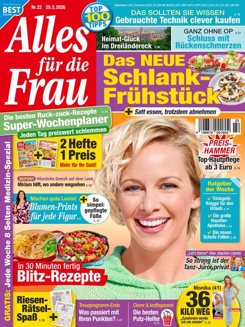 Alles für die Frau Ausgabe 22/2026