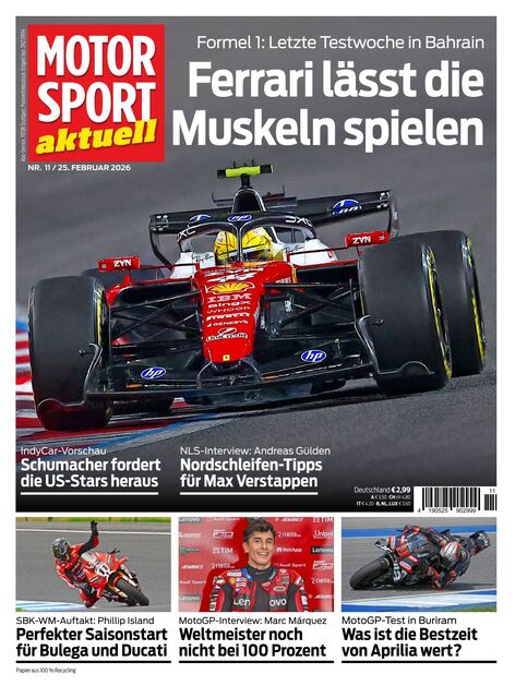 MOTORSPORT AKTUELL 2026-02-24