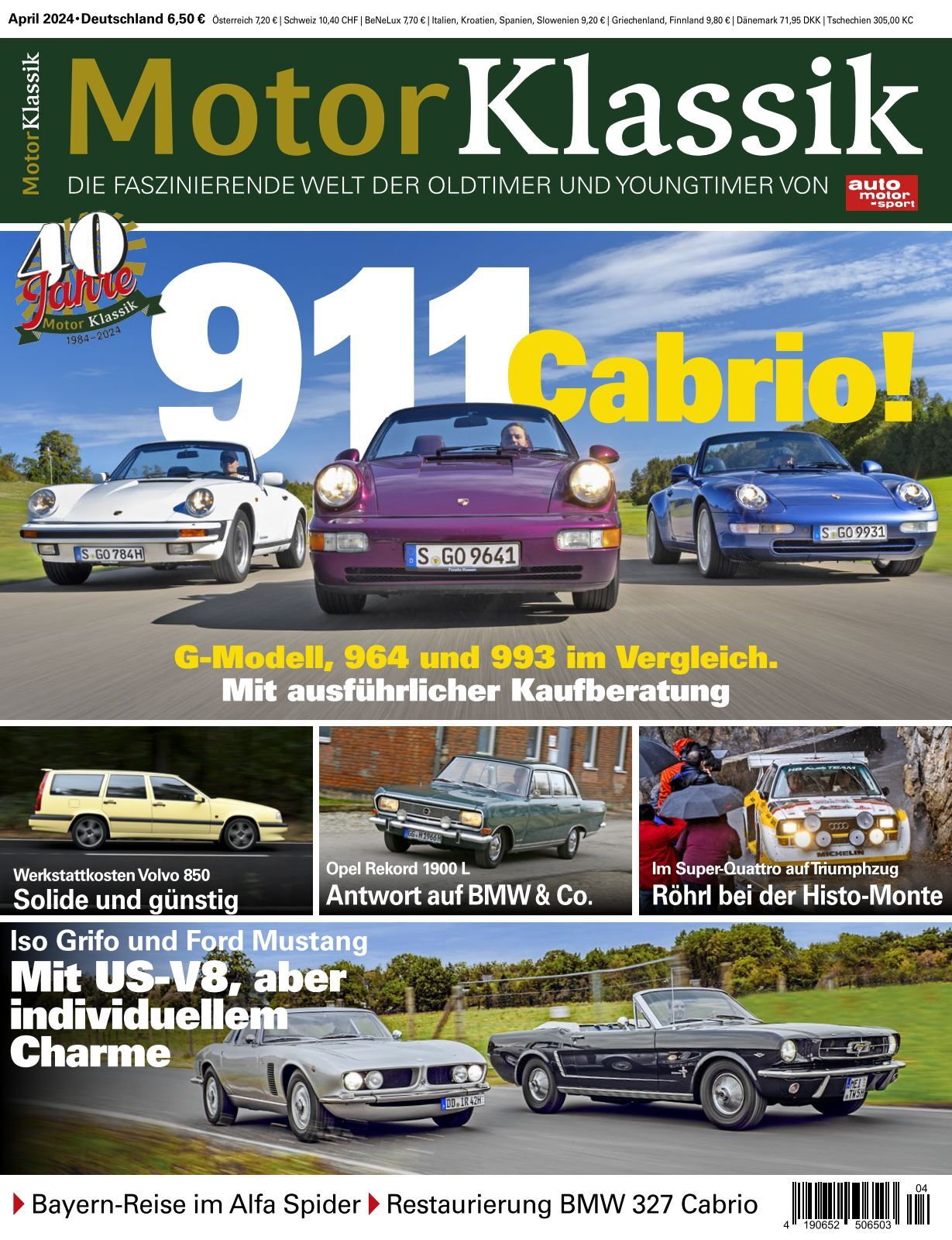 Motor Klassik Magazine Allemand - NSU 1200 C - Fahrbericht 2009 - Très Bon état