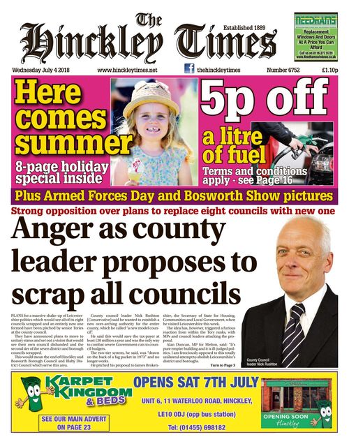 Hinckley Times 20180704