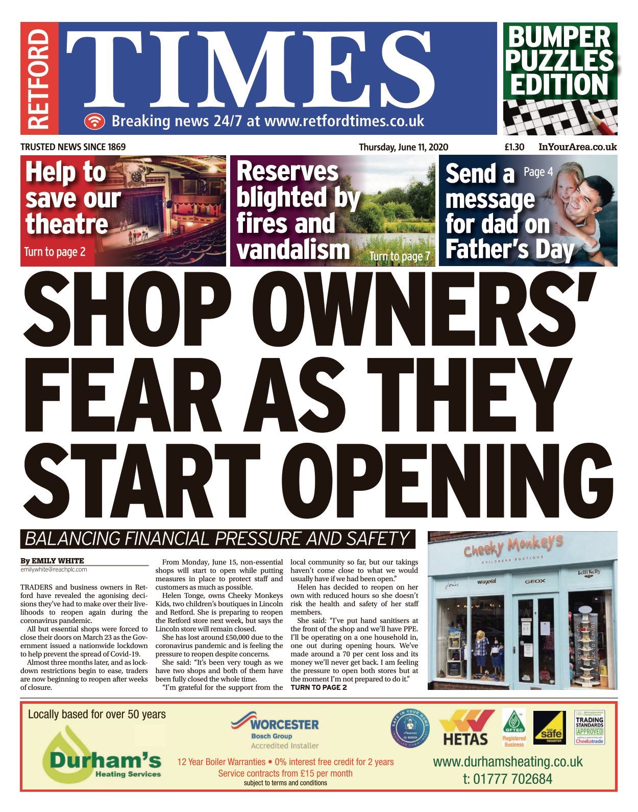 Retford Times 20200611