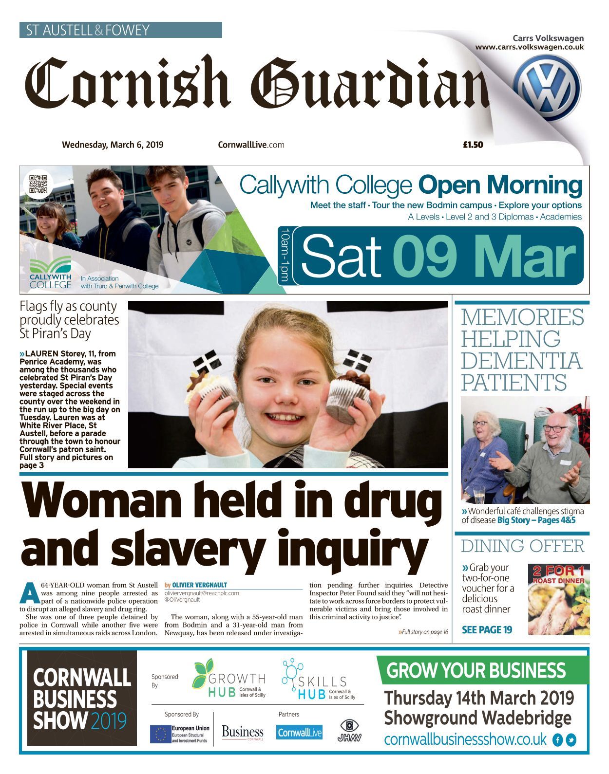 Cornish Guardian St Austell - 2019-03-06