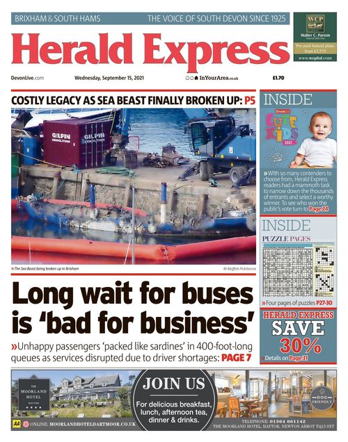 Herald Express Brixham - 2021-09-15