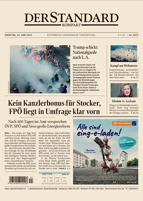 DER STANDARD Kompakt 2025-06-10