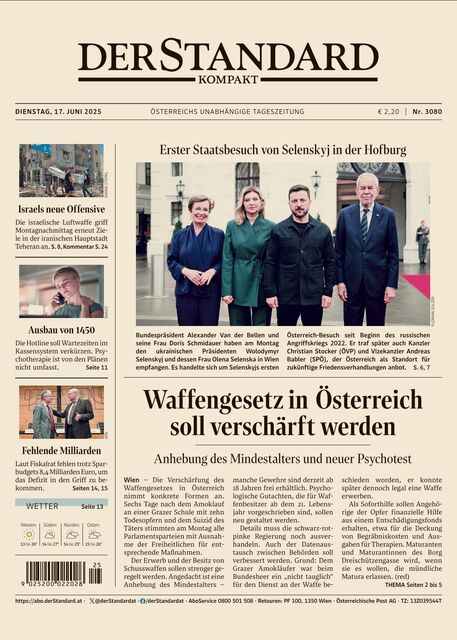 DER STANDARD Kompakt 2025-06-17